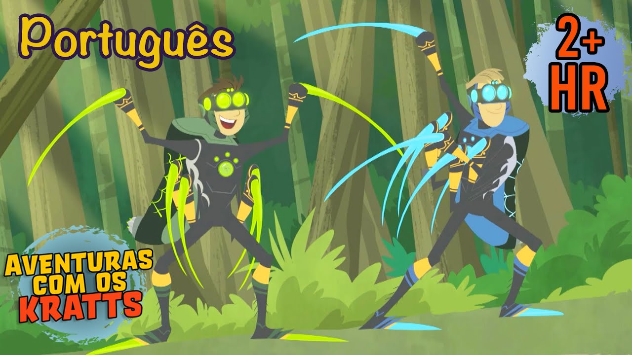 Os Irm&atilde;os Aranha | Epis&oacute;dios completos | V&iacute;deos para crian&ccedil;as | Aventuras com os Kratts