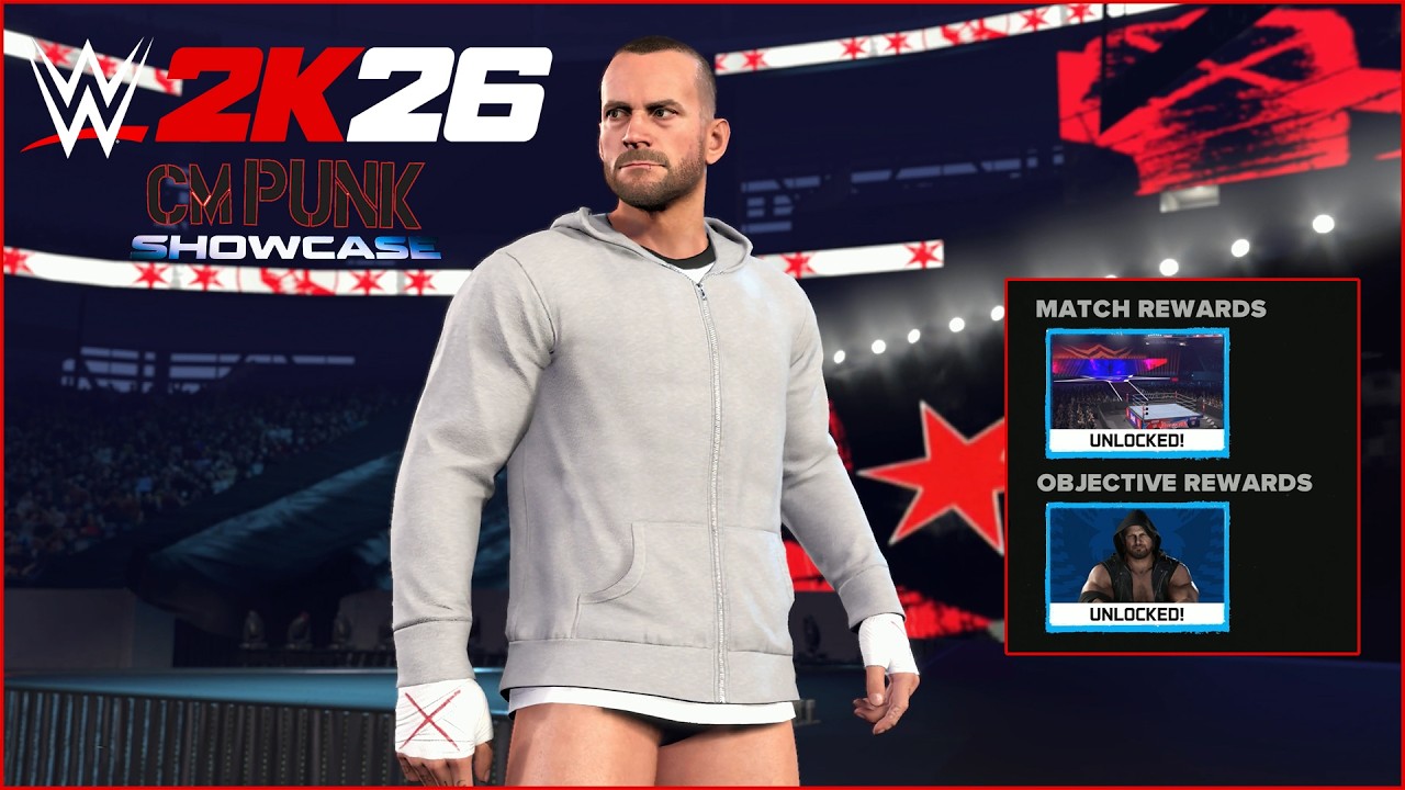 WWE 2K26 CM Punk Showcase What If Part Four CM Punk vs AJ Styles Wrestlemania 32