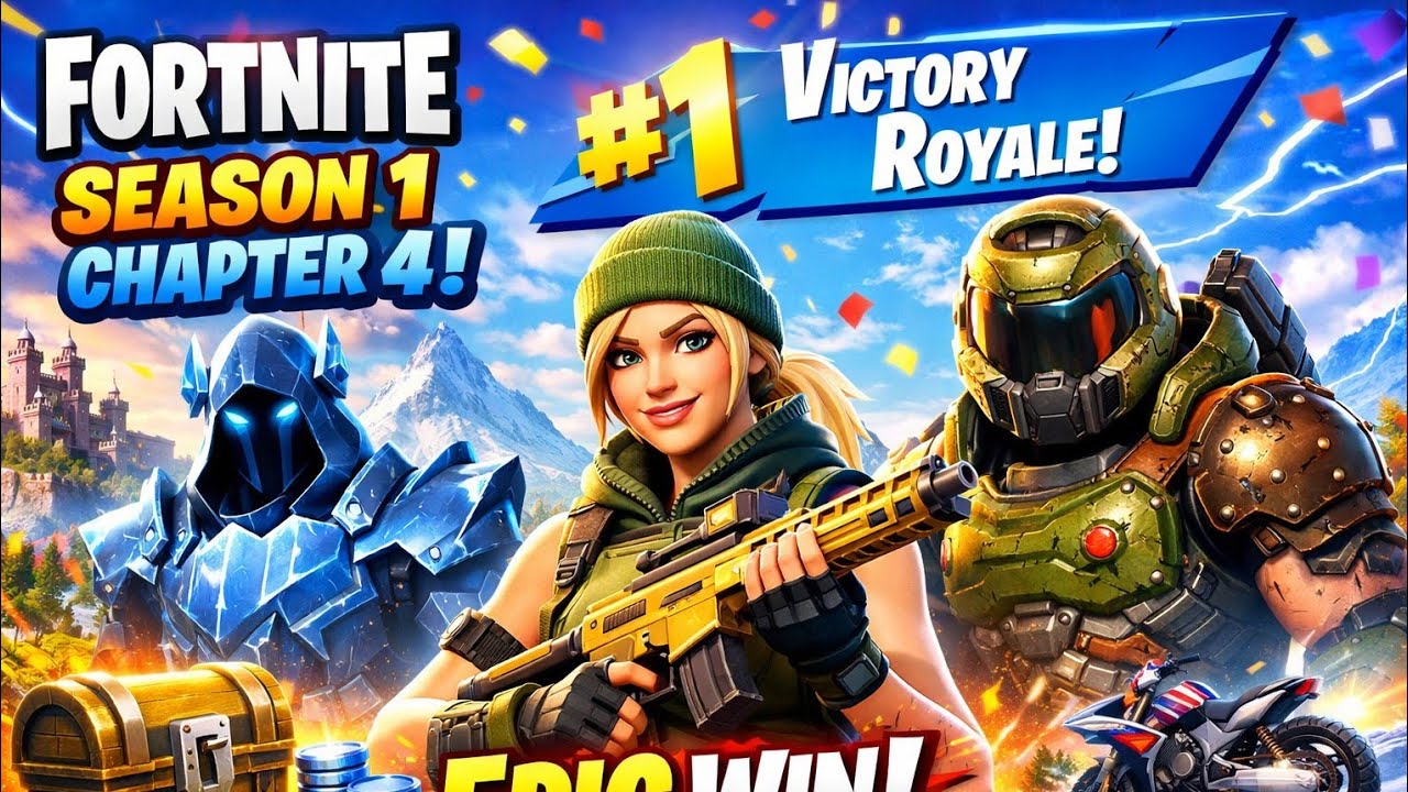 FORTNITE Chapter 4 Season 1 – Second #2 Victory Royale! | EPIC WIN 🔥