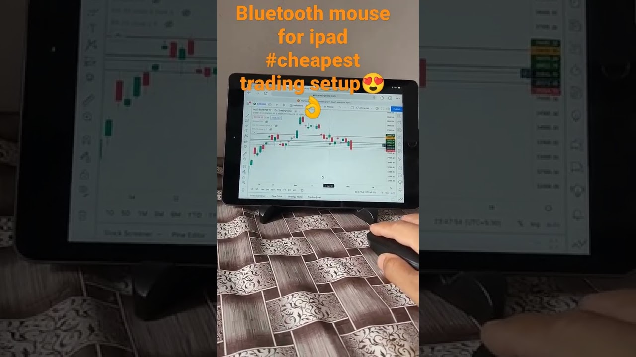 cheapest trading setup for trading#ipad #bluetooth mouse #trading #stockmarket