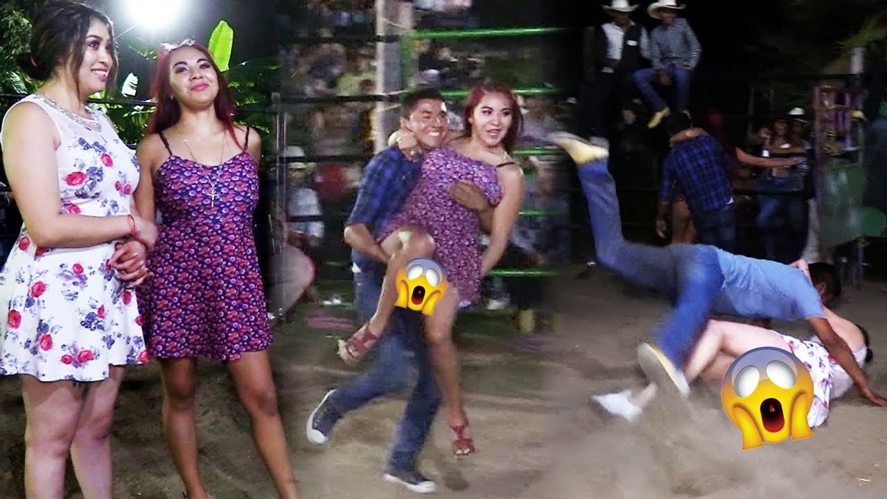 ¡CON VESTIDITO SE RIFARON A JUGAR EN EL JARIPEO Y ASÍ LES FUE! La Red del Jaripeo 2021