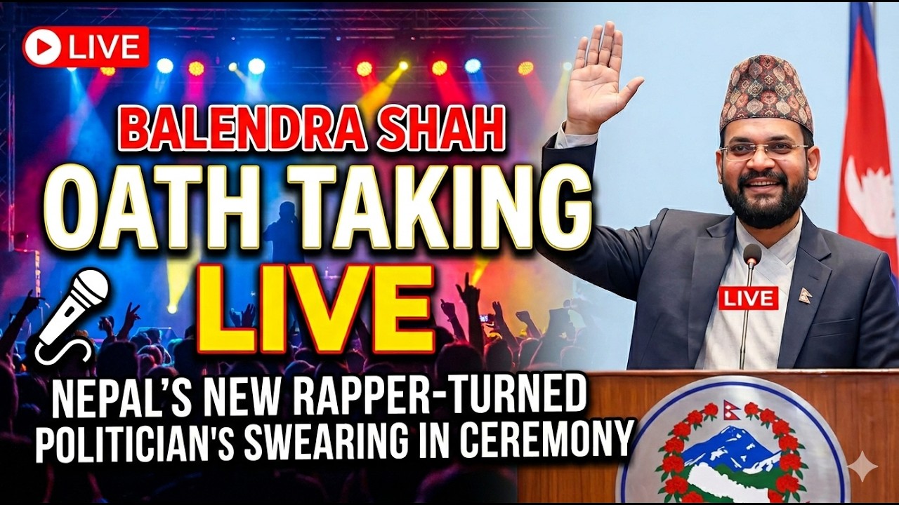 Balendra Shah Oath Taking LIVE: Nepal's New Rapper-Turned Politician's Swearing In Ceremony