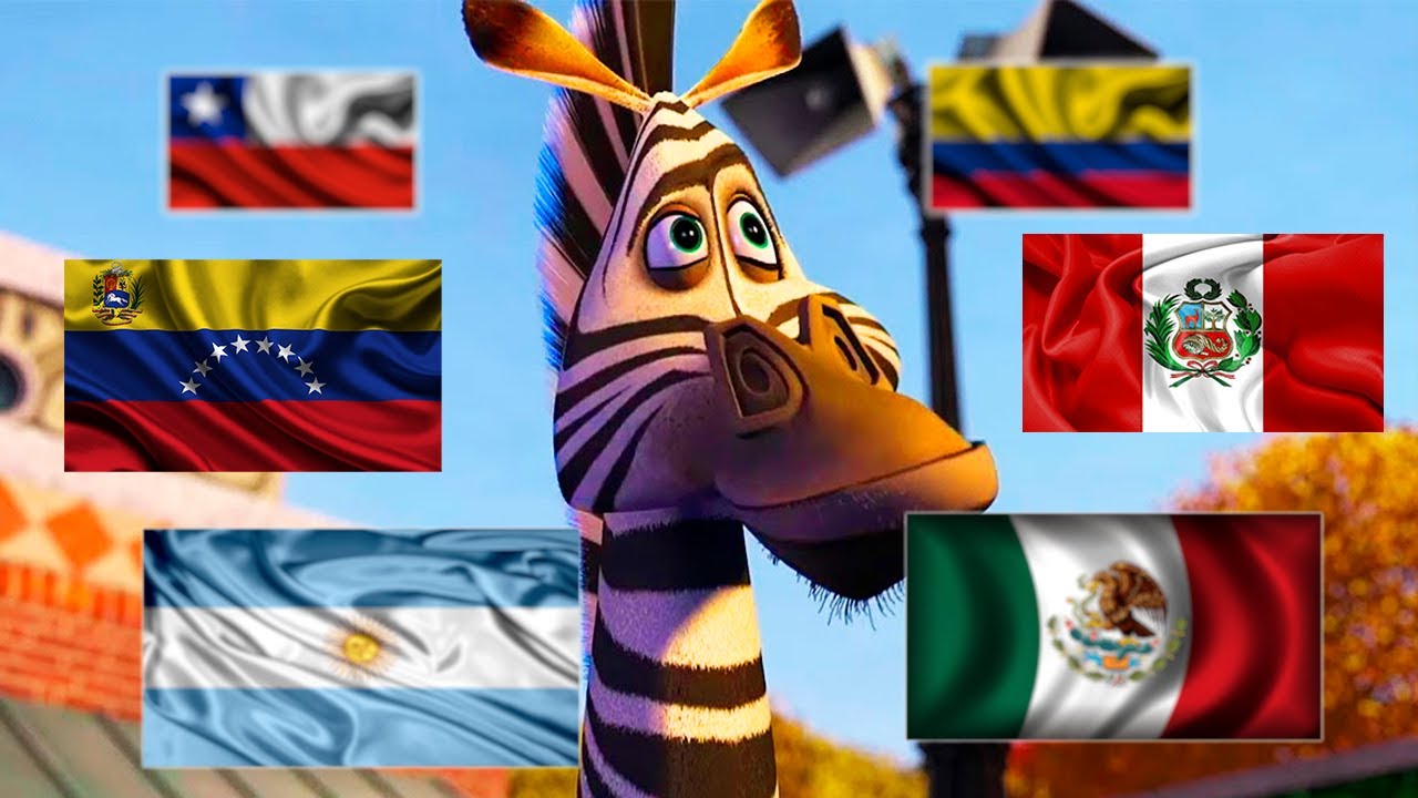 Los 6 DOBLAJES latinos de MADAGASCAR