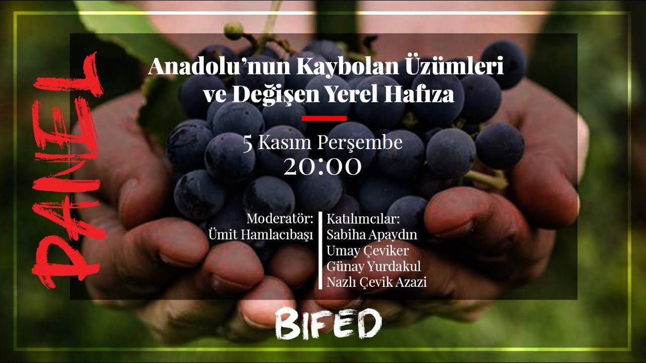 Panel: Anadolu'nun Kaybolan Üzümleri ve Değişen Yerel Hafıza