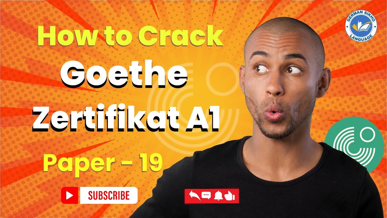 How to Crack Goethe Zertifikat A1 Exam || Paper - 19 || Learn German Online || Prepare for your Exam