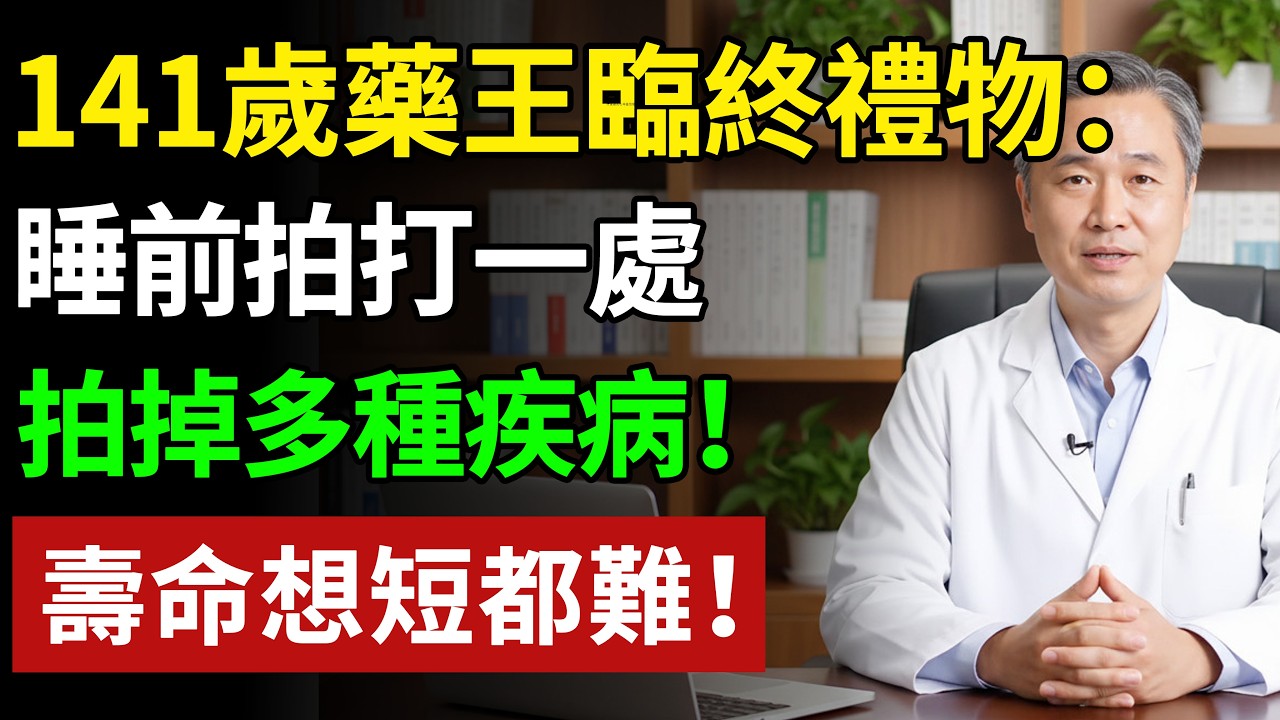【141歲藥王留下的保命絕學】擊一穴無所不治！每天睡前拍3分鐘，把多年的病根都斷了#健康#健康飲食 #養老生活 #老年健康 #樂齡健康