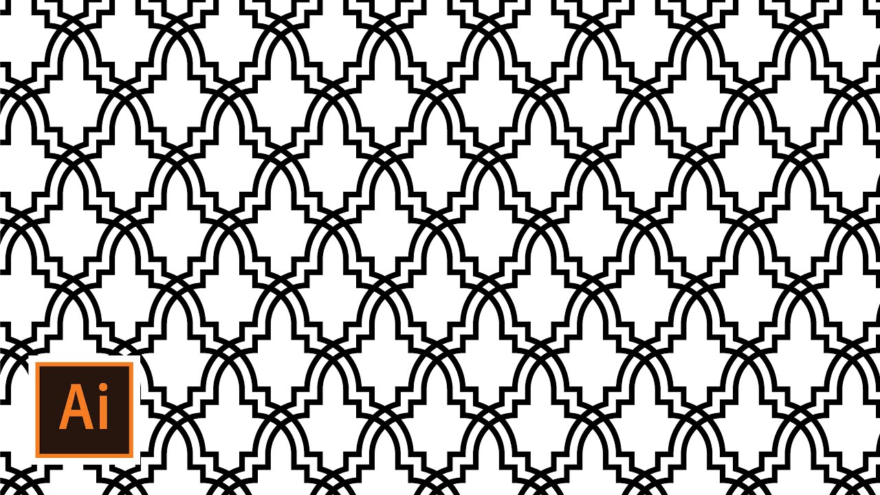 How to create Geometric Islamic Pattern in Adobe Illustrator | ksagafoor