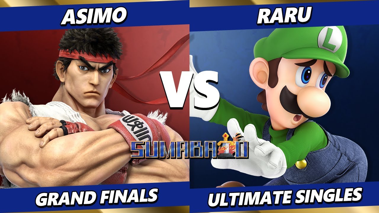 Sumabato 62 GRAND FINALS - Raru (Luigi) Vs. Asimo (Ryu) Smash Ultimate - SSBU