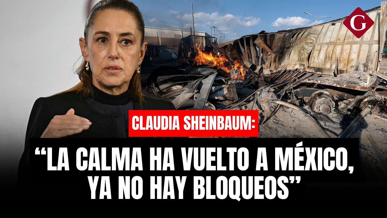 SHEINBAUM asegura que OBJETIVO de OPERATIVO contra EL MENCHO era su CAPTURA, no su MUERTE | Gestión