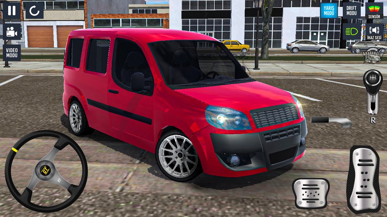 Modifiyeli Fiat DOBLO Araba Park Etme Oyunu - Real Car Parking 3D #18 - Android Gameplay