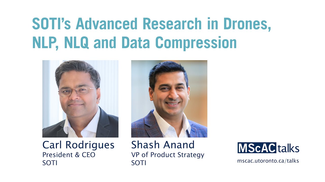SOTI's Advanced Research in Drones, NLP, NLQ and Data Compression