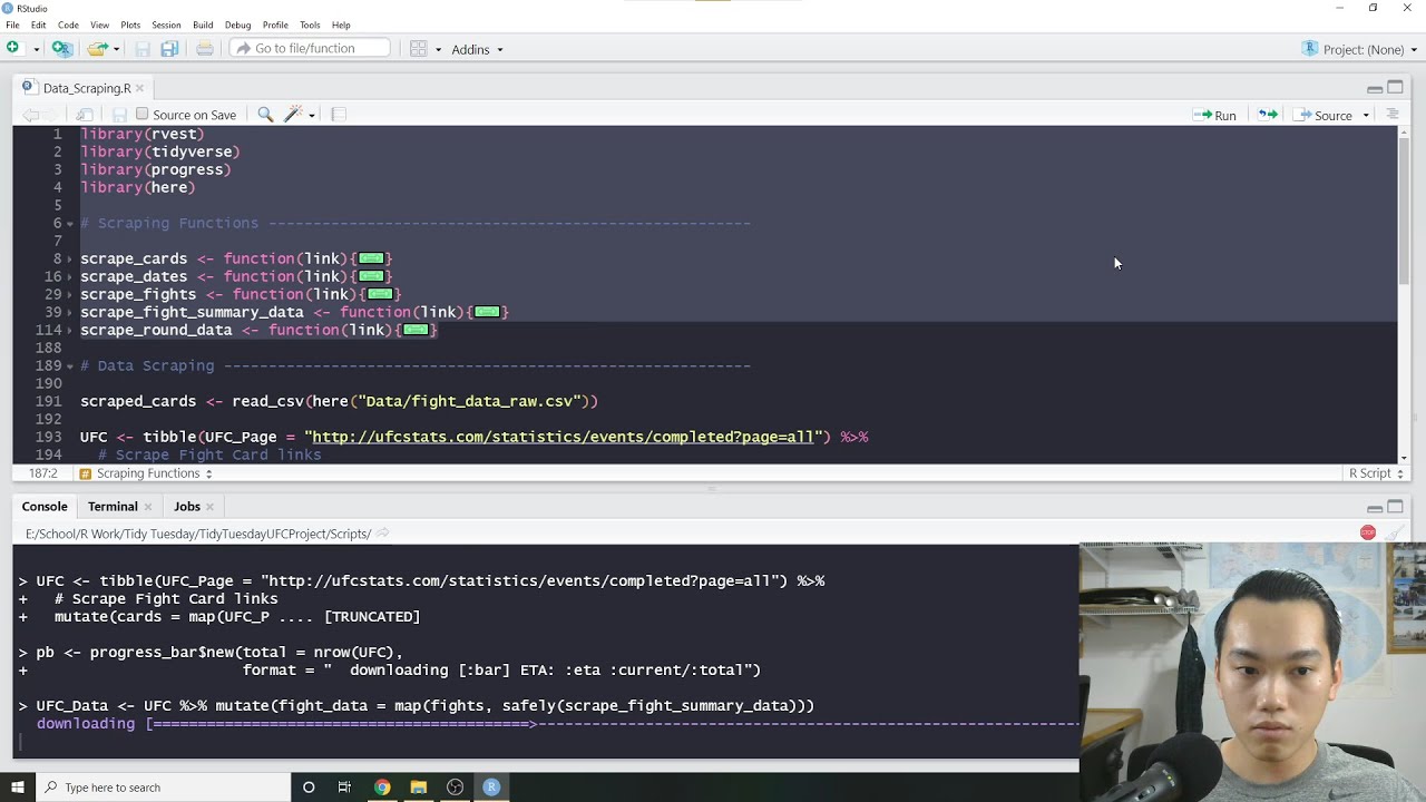 UFC Sports Betting Model from Scratch: Data Scraping and Cleaning