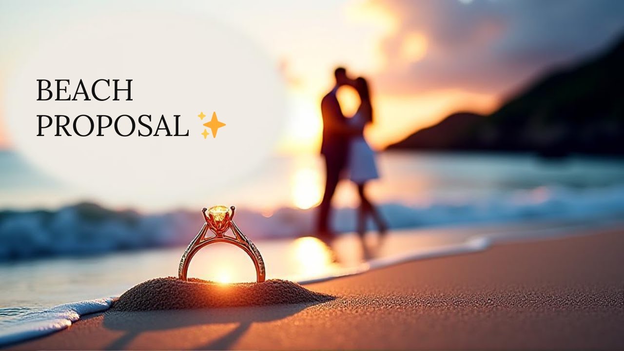 [BEACH PROPOSAL] VISUALIZATION AFFIRMATION SONG 💍🌊✨ | ROYALTY AFFIRMATIONS