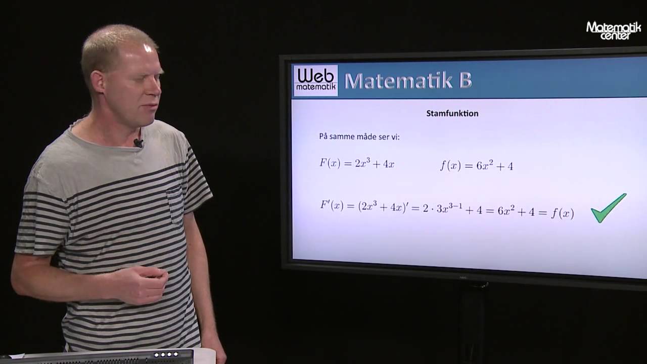 Integralregning: Definition af integralregning og stamfunktioner