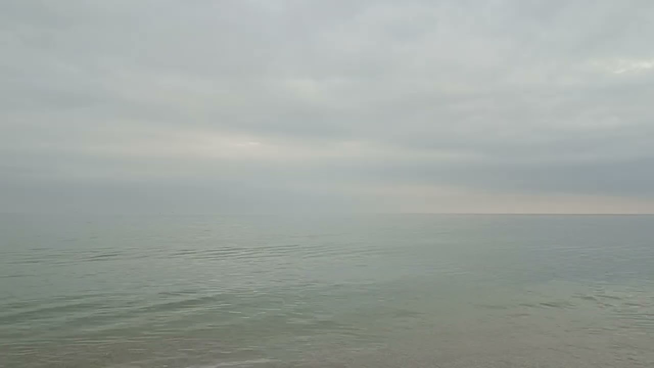Aegean Sea — Very Quiet Morning | Paralia Katerini | January 24, 2025