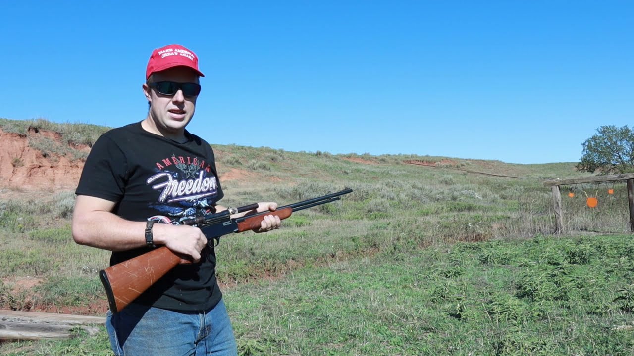 Shooting the J.C. Higgins model 33 pump action .22