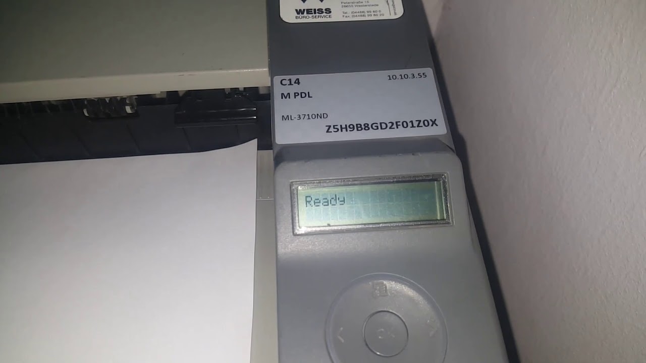 شرح تفصيلي لطباعه SAMSUNG 3710