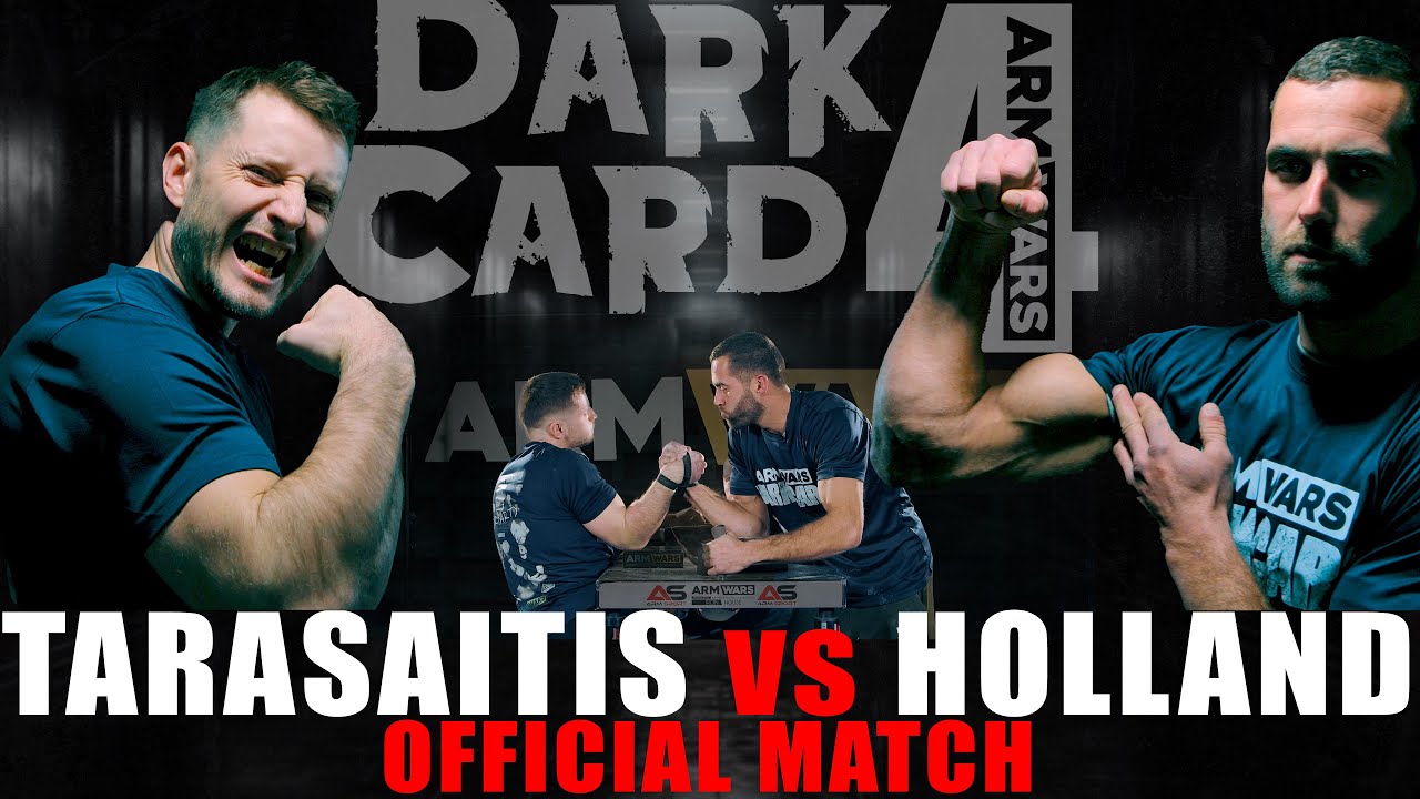МИНДАУГАС ТАРАСАИТИС ПРОТИВ ТОМА ХОЛЛАНДА НЕВЕРОЯТНЫЙ МАТЧ ПО АРМРЕСТЛИНГУ - ARM WARS DARK CARD 4...