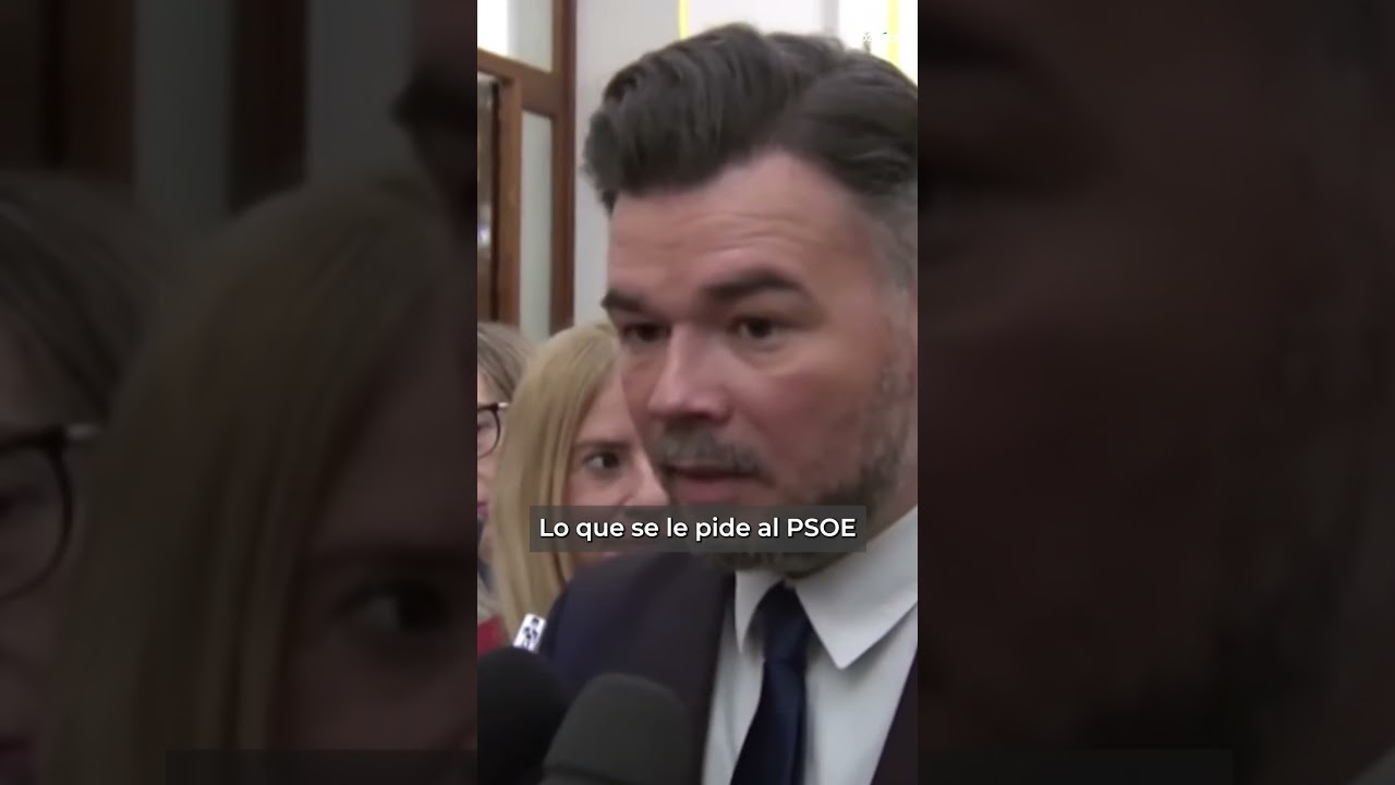 Rufián llama "inútiles" a los del PSOE por su actuación en casos de acoso sexual