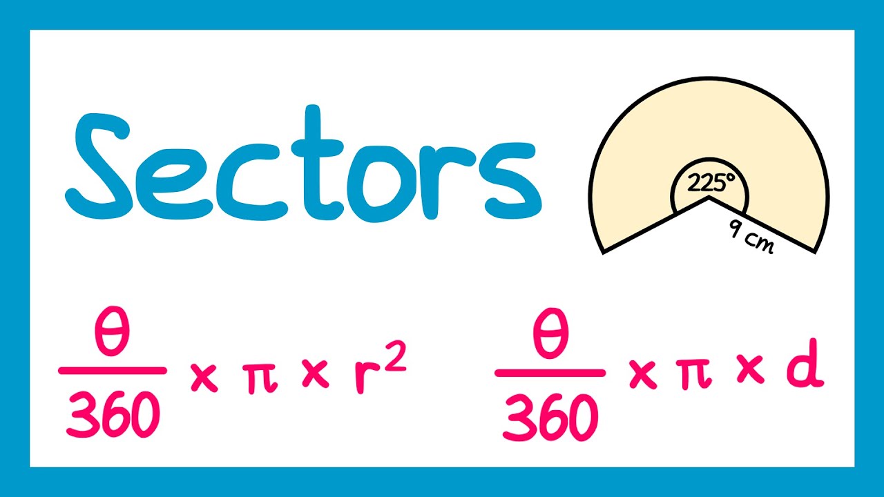 Sectors - GCSE Maths