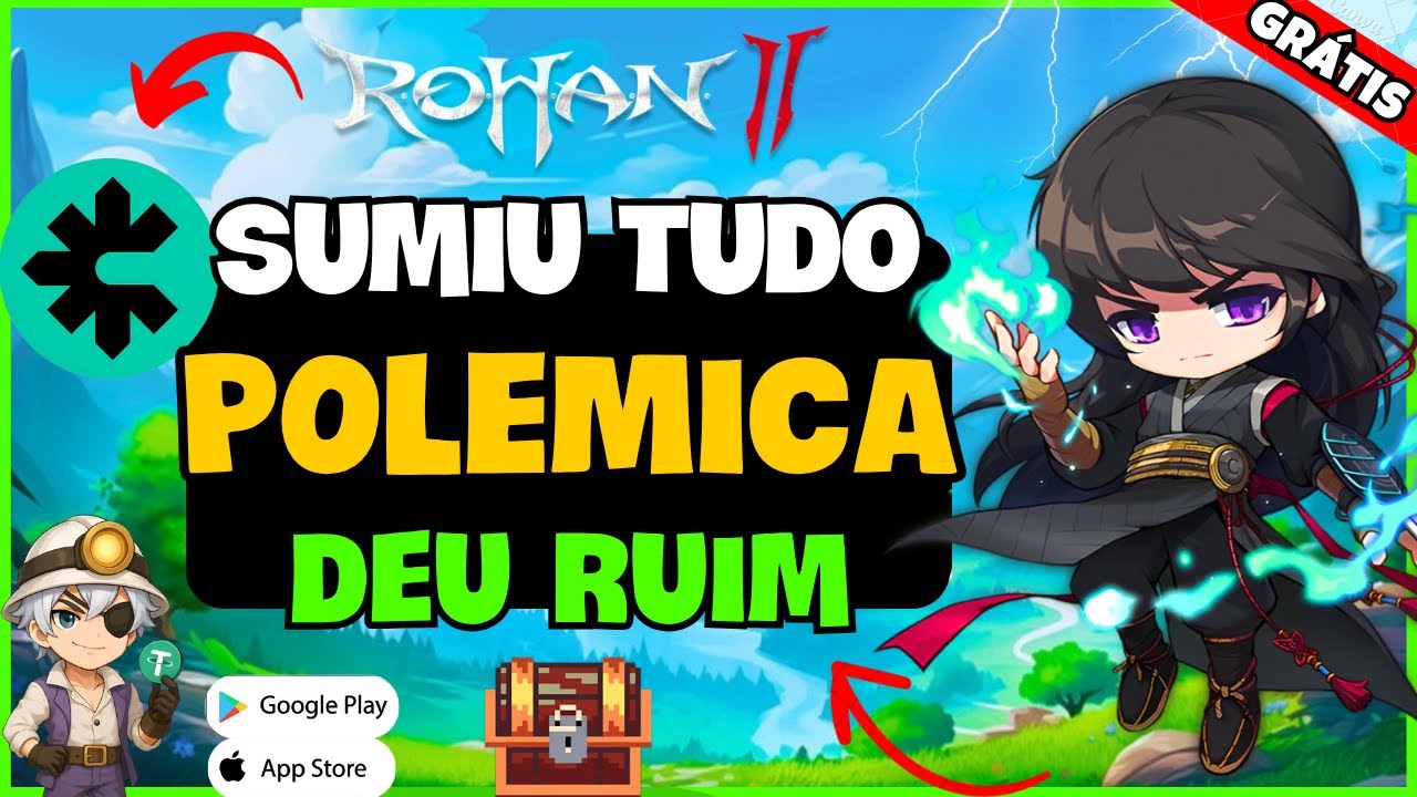 🔥 ROHAN 2 : NOVA ATUALIZA&Ccedil;&Atilde;O POLEMICA - JOGO NFT GRATIS MOBILE - MMORPG GR&Aacute;TIS PAGANDO MUITO