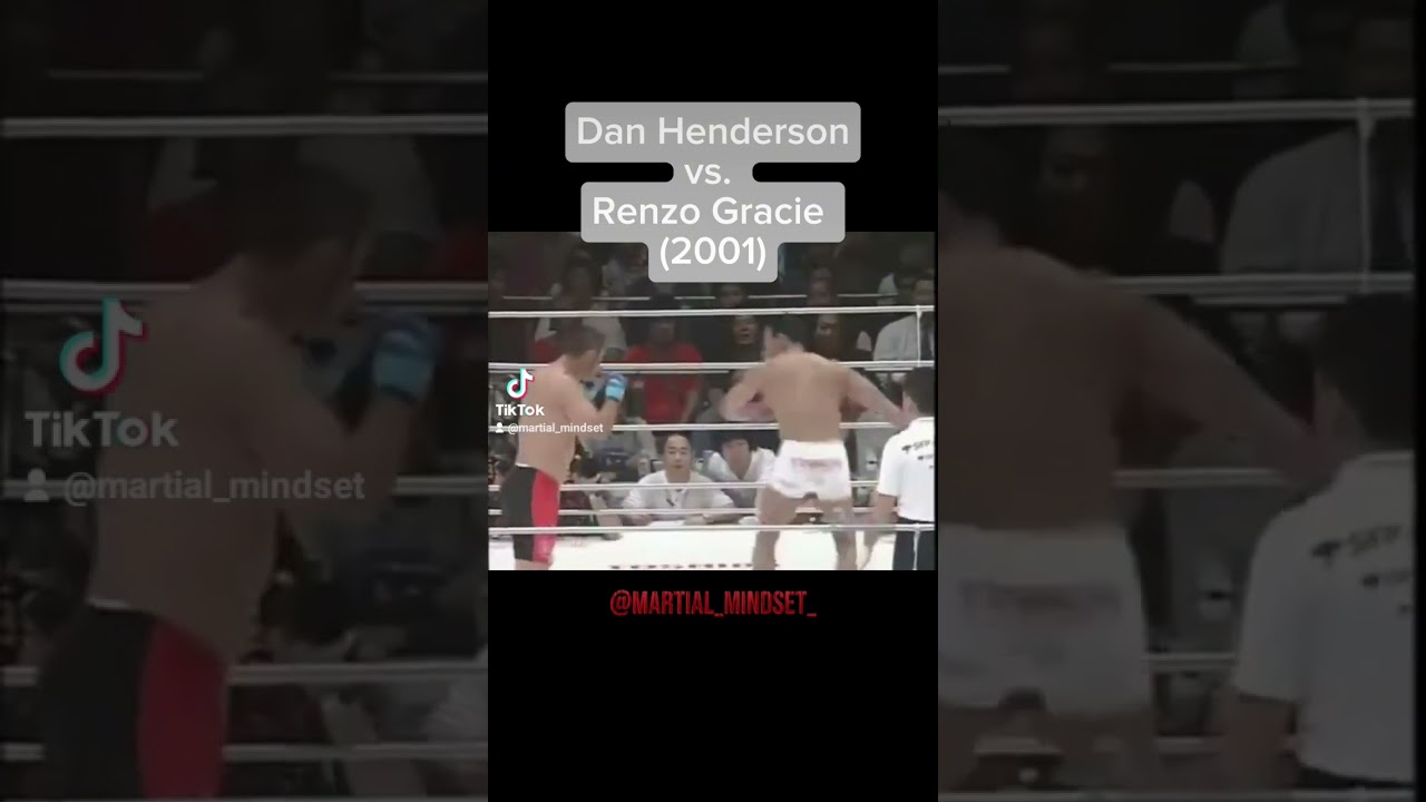 Renzo Gracie vs. Dan Henderson on Pride 13 Collision Course (2001) 🔥. #mma #bjj