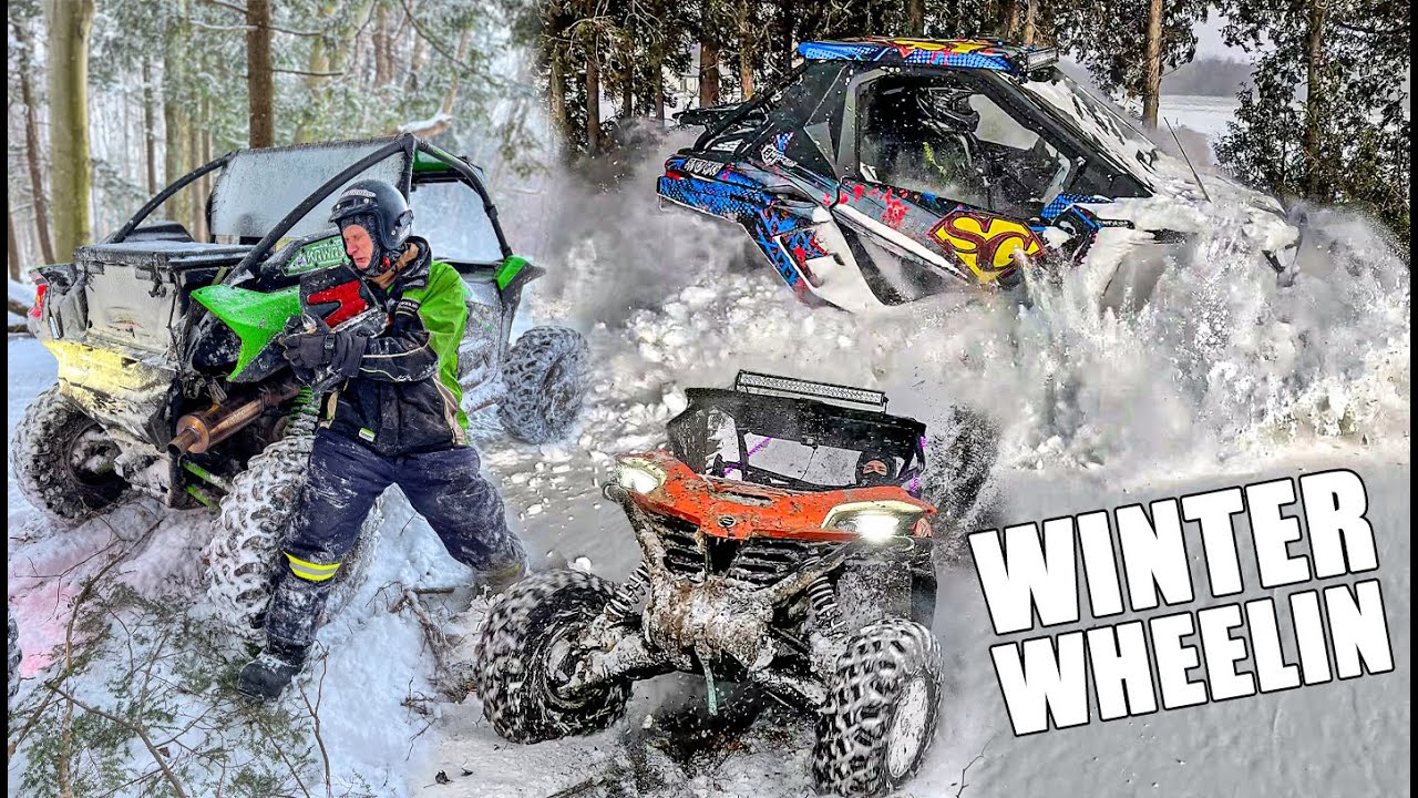 Can the CFMOTO Handle the Snow? RZR Pro XP, KRX 1000 & Z-Force 950 SXS's on a Winter Off-Road Ride