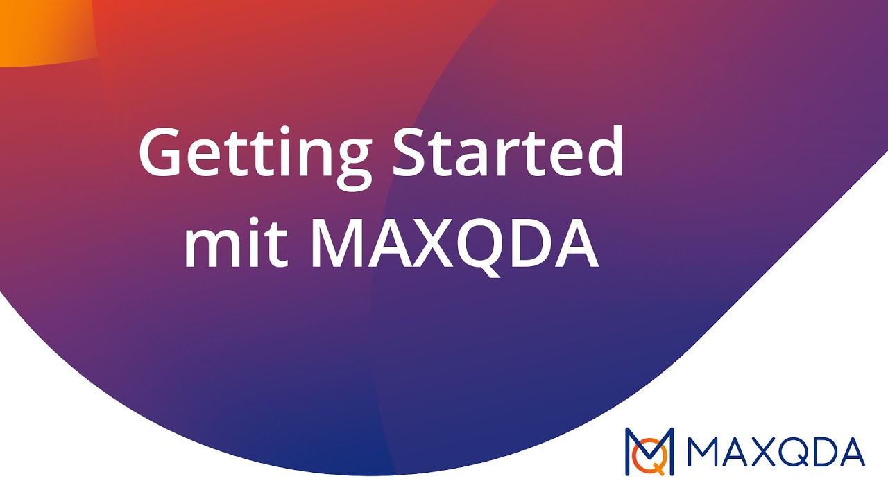 Getting Started mit MAXQDA