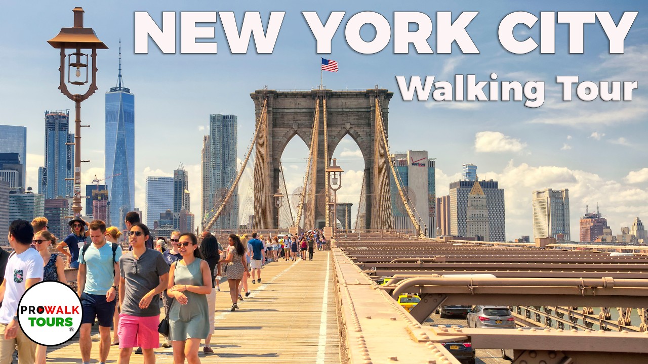 New York City's Financial District Walking Tour - 4K60fps with Captions