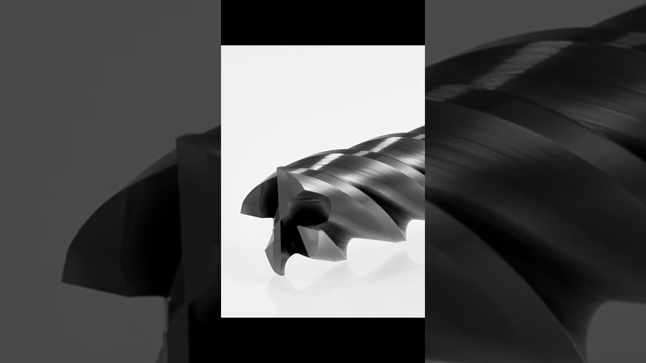 General-Purpose End Mill = Versatility for Multiple Materials = Simplified Machining #cnctools #cnc