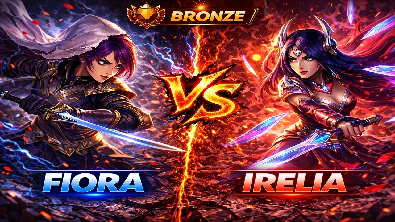 Ranked Review #54– Fiora vs Irellia | Bronze 3 Solo Queue