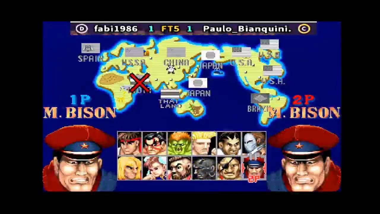 fightcade online street fighter players match