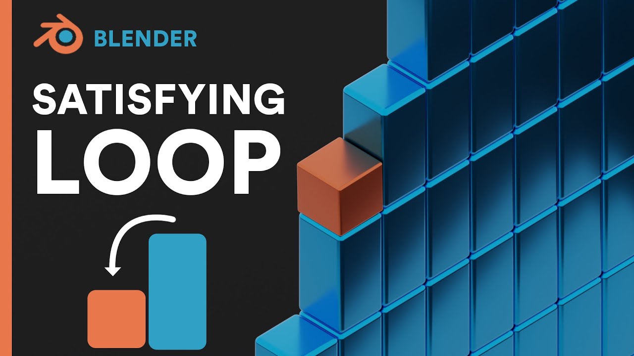 Blender - Satisfying Looping Animation! (Infinite-Staircase)