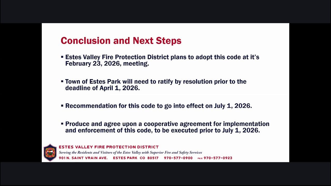 Special Joint Study Session - Town Board of Trustees & EVFPD Board February 13, 2026