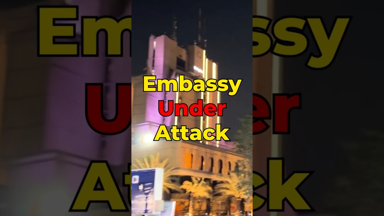 Drone & Rocket Attack on U.S. Embassy in Baghdad | Explosions, Fire Inside Compound