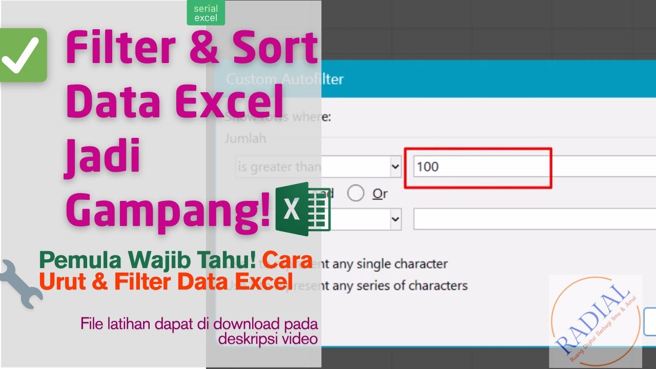 Mau Cara Gampang Fungsi Sort dan Filter? Ini Caranya!