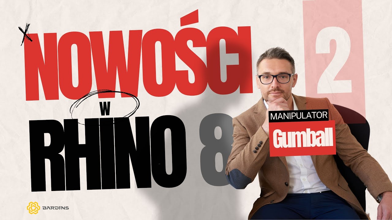 Nowości w Rhino 8 I Manipulator Gumball