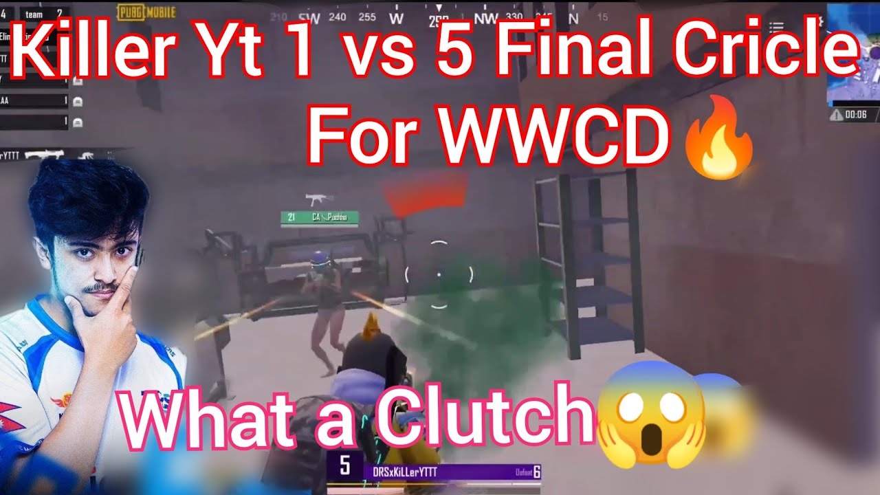 DRSxKiller Yt 1vs 5 Clutch! Solo back 2 back Clutch For WWCD #drskilleryt  #drsgaming #Drs