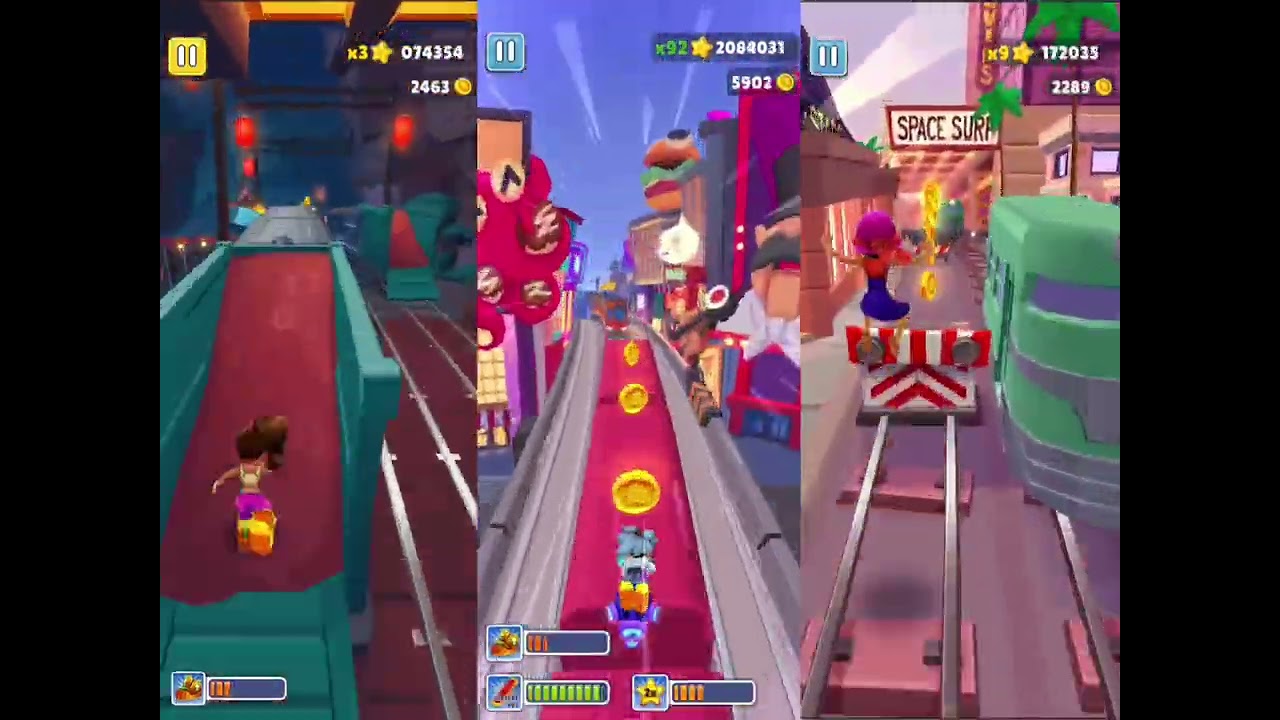 Subway Surfers: 2022 Luoyang 🆚 2025 Osaka 🆚 2026 Hollywood|| Who Is Your Favourite ⁉️