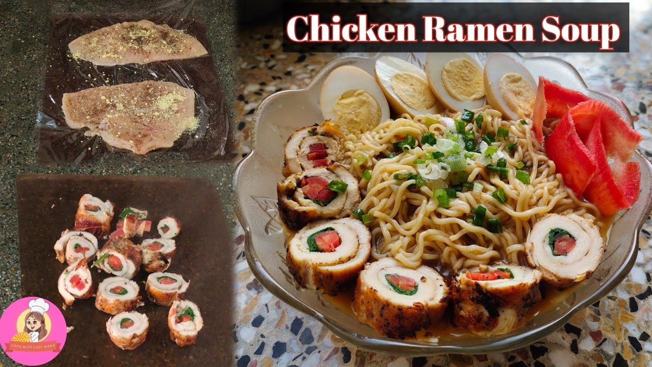 Chicken Ramen Soup Recipe | Homemade Chicken Ramen | Chicken Noodle Soup | Chicken Soup Recipe |