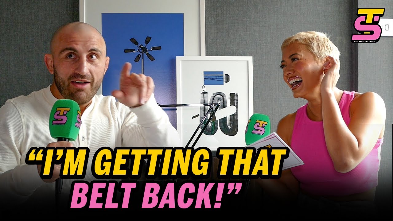 "I'm getting that belt back!" - Alexander Volkanovski HILARIOUS interview w/ Kaz Crossley