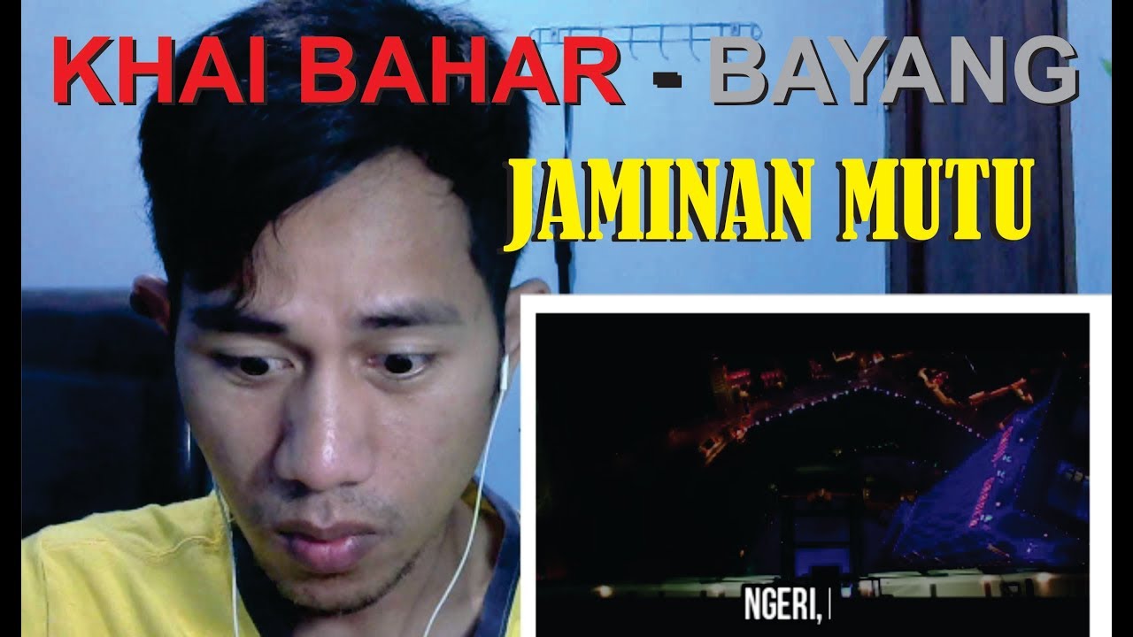 KHAI BAHAR #BAYANG - INDONESIAN REACT TO MALAYSIA SONG #33
