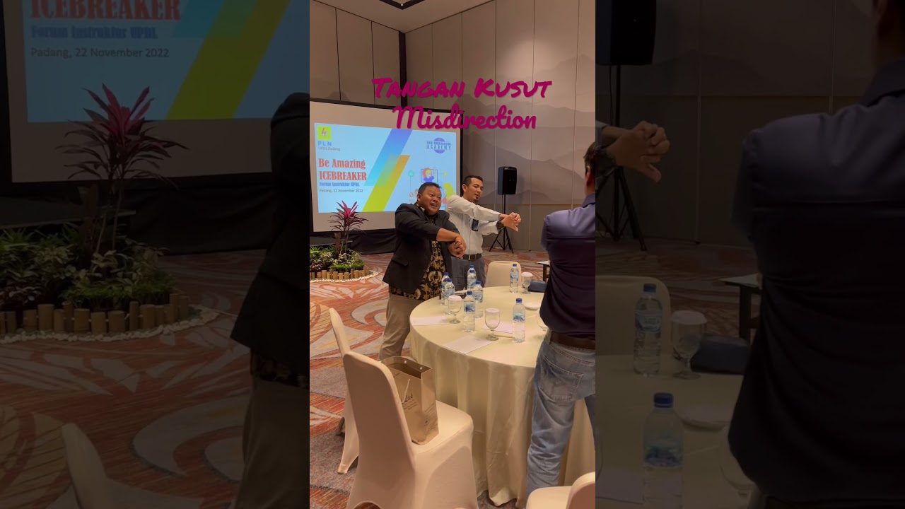 Tangan Kusut Icebreaking. Teknik Misdirection