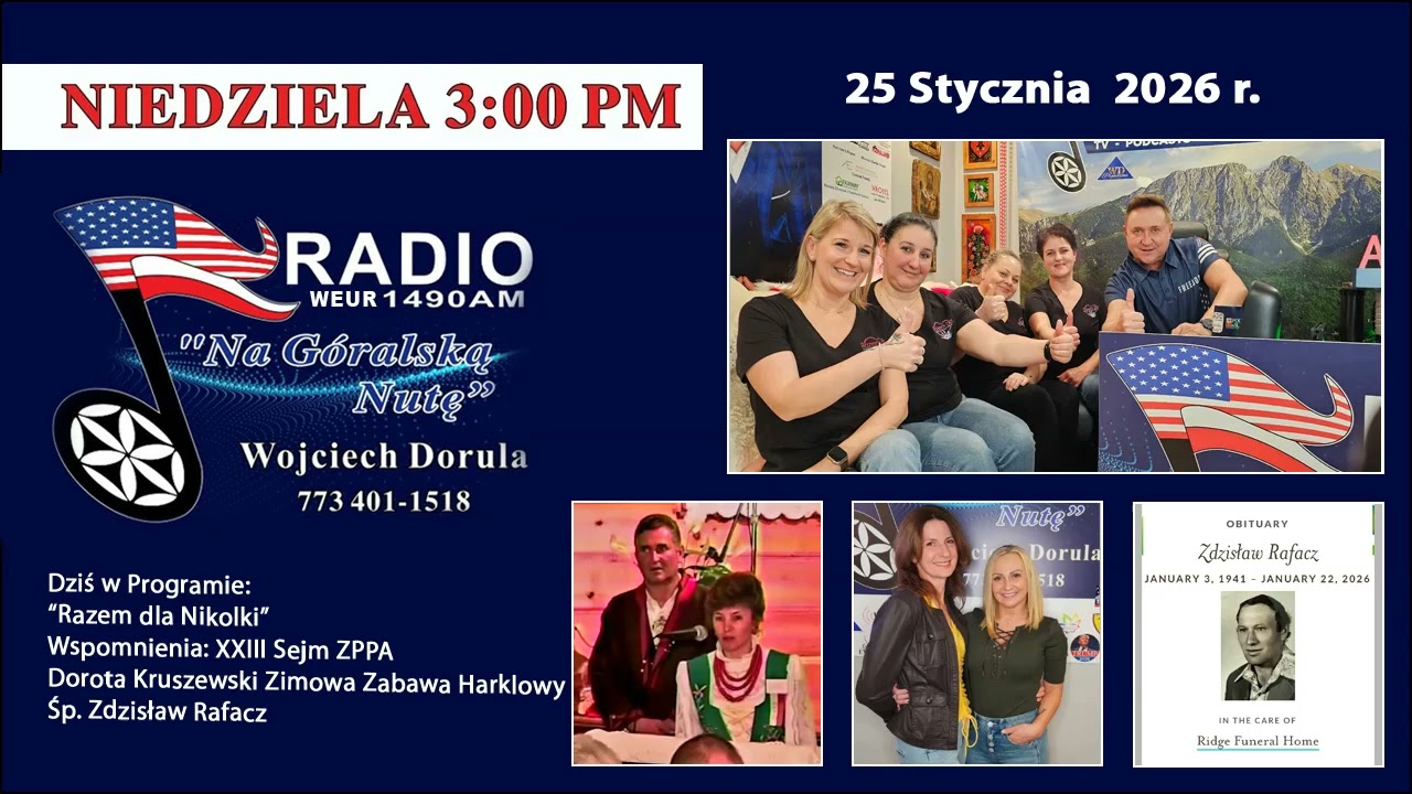 Radio Na Goralska Nute 25 Stycznia 2026