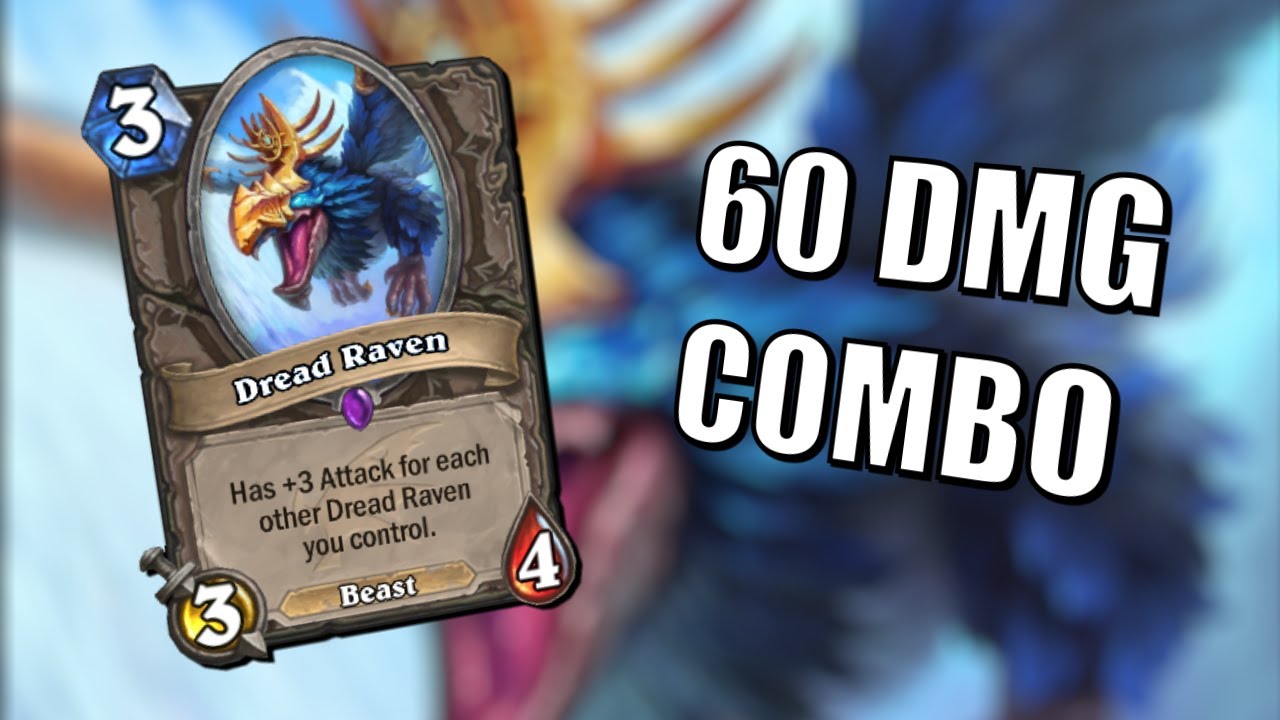 Hearthstone - Nobody Expects the Dread Raven 60 dmg OTK Combo