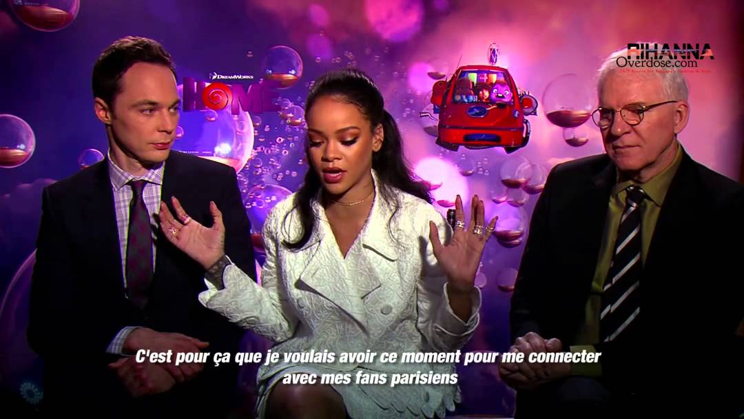 Rihanna, Jim Parsons, Steve Martin 'Home