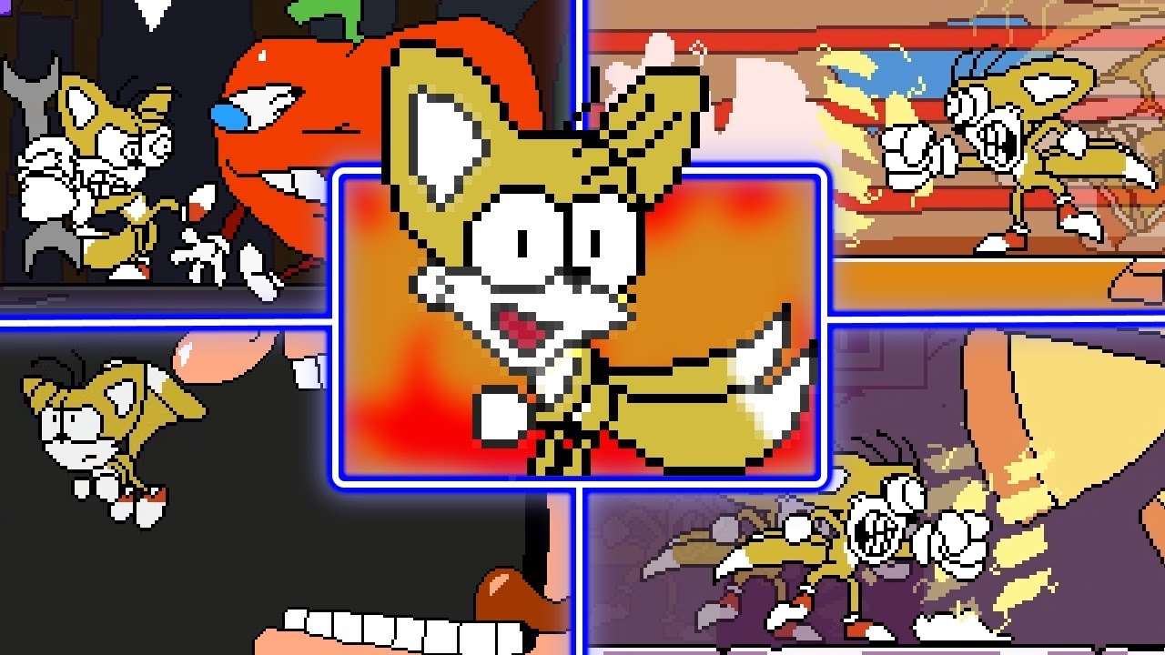 Pizza Tower: Tails VS BOSSES [Pizza Tower mods Gameplay]