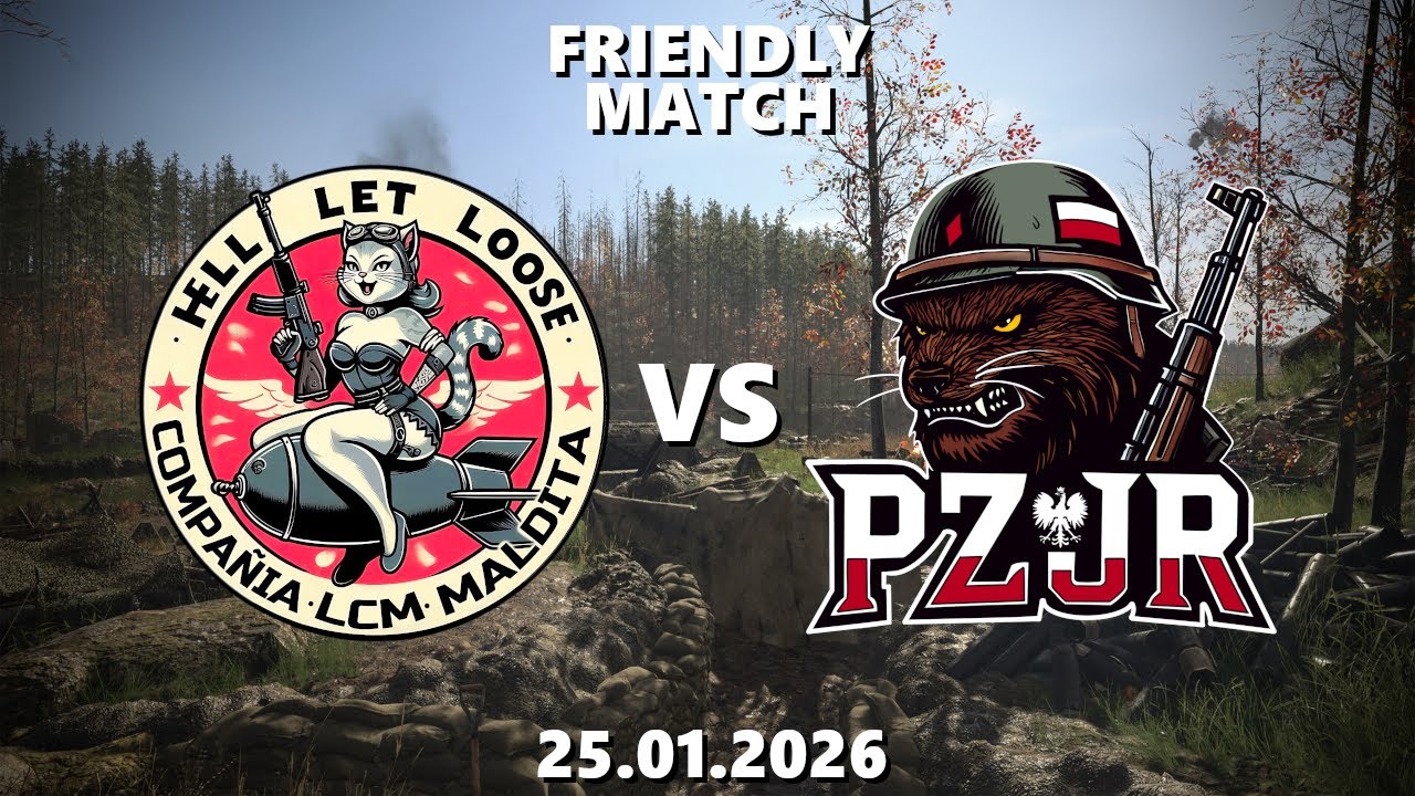 HELL LET LOOSE | PZJR vs LCM Friendly Match | 25.01.2026