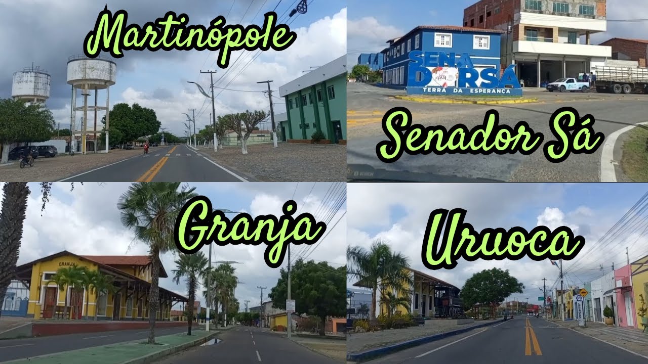 TRAJETO entre SENADOR SÁ até GRANJA no CEARÁ.