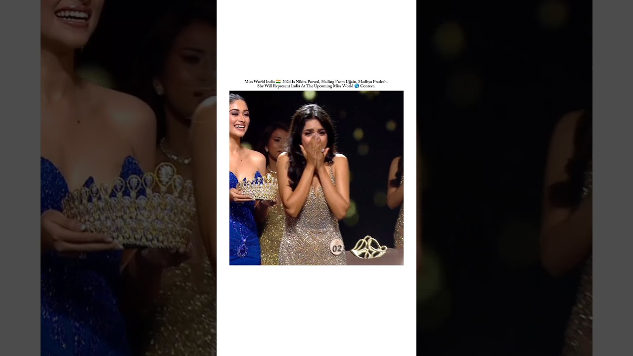 Nikita Porwal, hailing from Ujjain, MP, crowned Miss World India 2024, to shine globally soon!